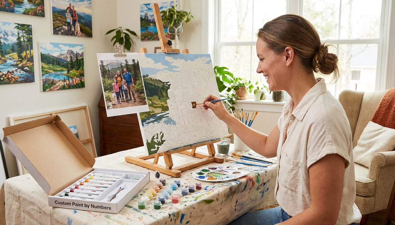 Transform Memories: How to Create Your Own Custom Paint by Numbers Canvas from Any Photo