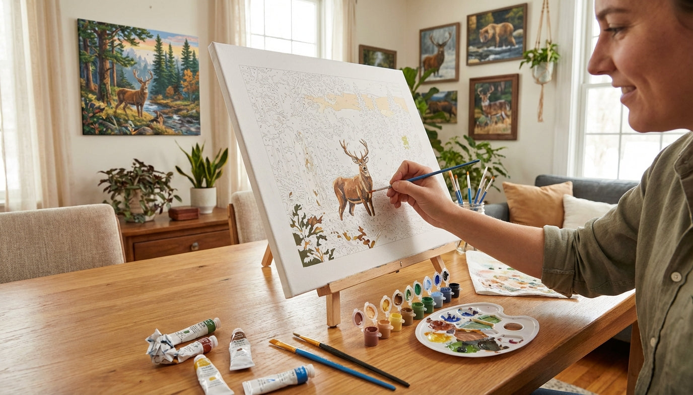 Wildlife Nature PBN: Kits for Adults