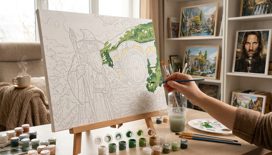 Unlock the Magic: High-Quality Lord of the Rings Paint by Numbers Sets with Acrylic Paint