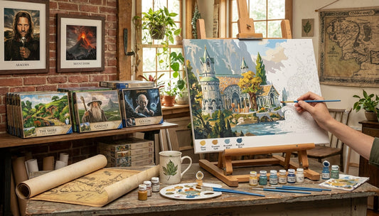 Relax and Create: The Benefits of LoTR Paint By Numbers for Adults