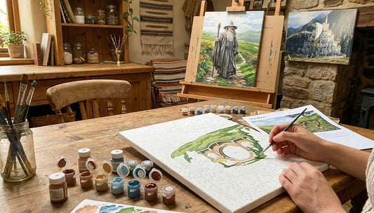 Your Shire Sanctuary: Create Tranquility with LOTR Paint by Numbers for Home Decor