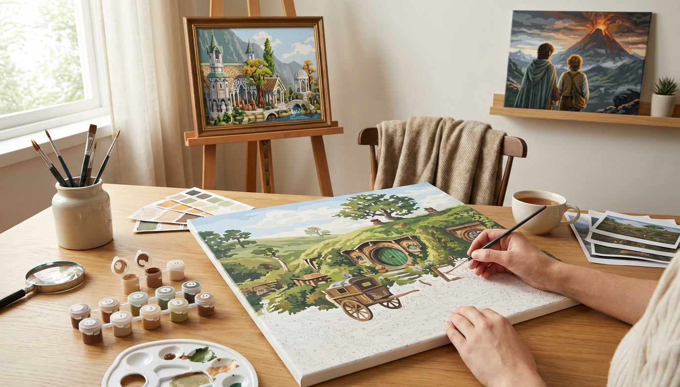 The Secret Hobby LOTR Fans Are Raving About: Paint By Numbers Kits