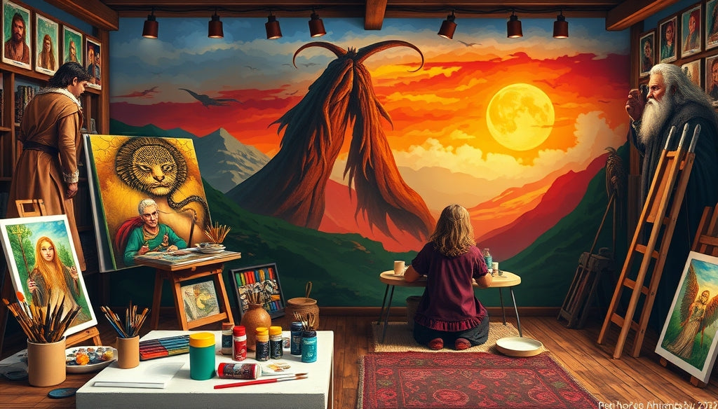 Where to Buy High-Quality Paint by Numbers Kits Inspired by The Lord of the Rings with Free Shipping