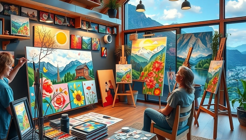 Reconnect with Nature: Wildlife and Nature Paint by Numbers Kits