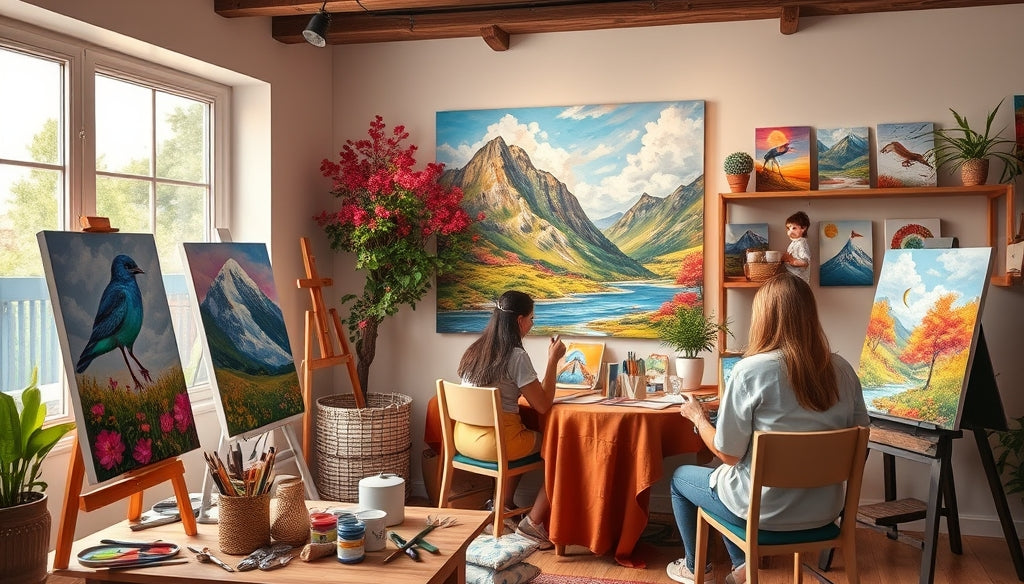 Embark on a Creative Journey with Fantasy and Fairy Tale Paint by Numbers Kits