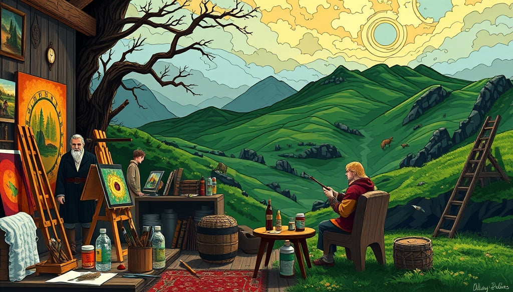 The Ultimate Guide to Paint by Numbers Kits with Famous Paintings: Journey Through The Lord of the Rings