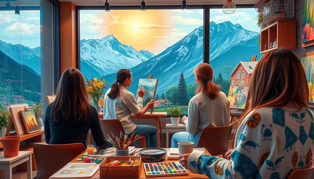 Enhance Your Art: Paint by Numbers Kits with Wooden Frame Included