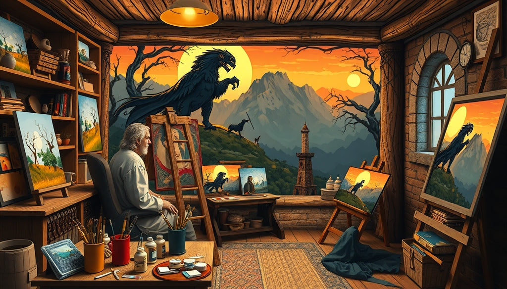 Discover the Best Paint by Numbers Kits for Adults Inspired by The Lord of the Rings