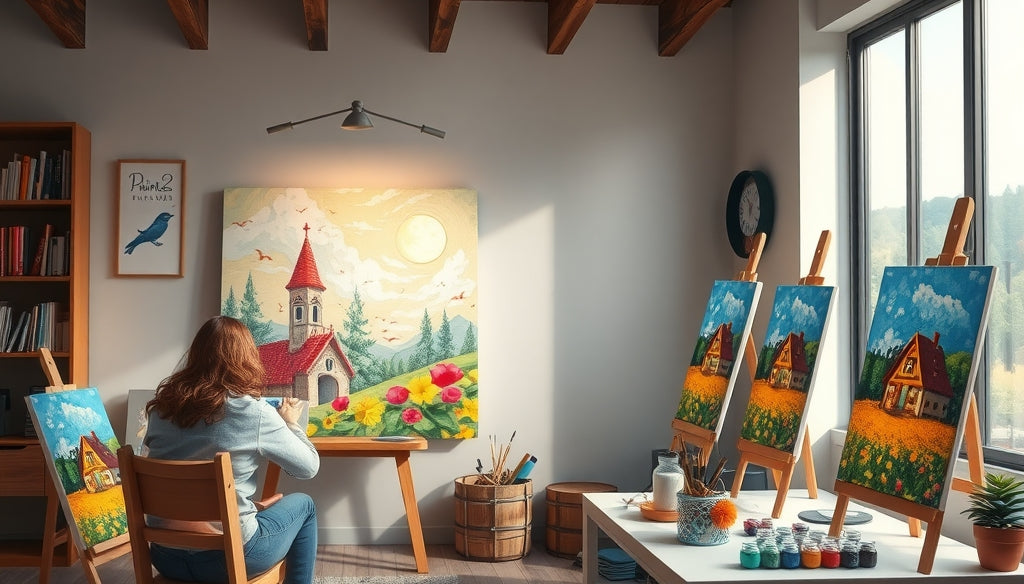 Beginner-Friendly Paint by Numbers Kits: Easy to Paint for a Stress-Free Experience