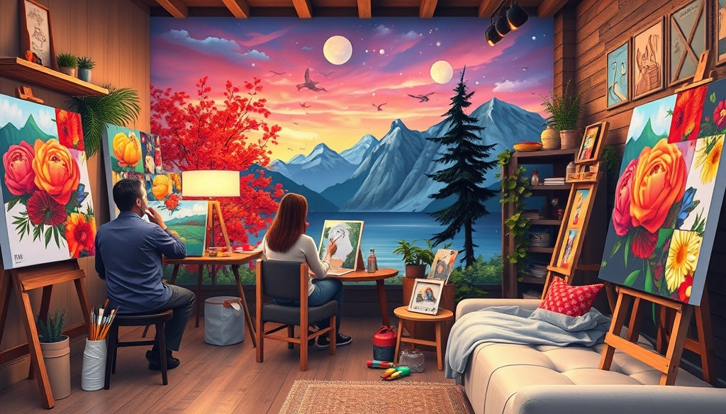 Unlock Your Creativity: Where to Buy Premium Paint by Numbers Kits in the US with Free Shipping