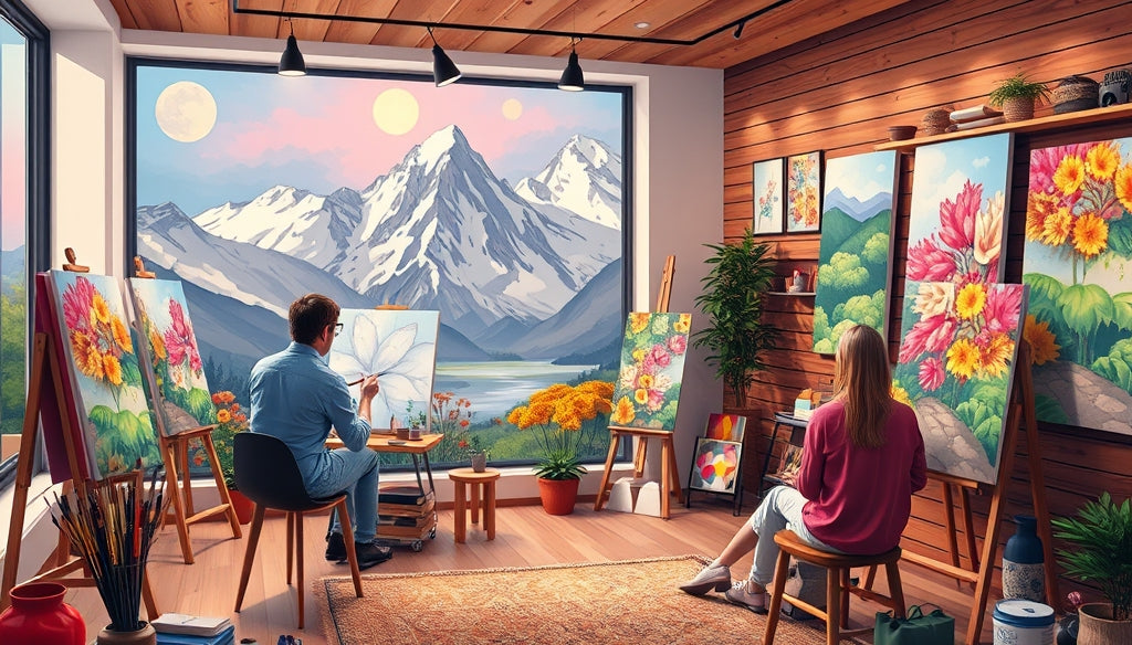 Unlock Your Creativity: Where to Buy Premium Paint by Numbers Kits in the US with Free Shipping