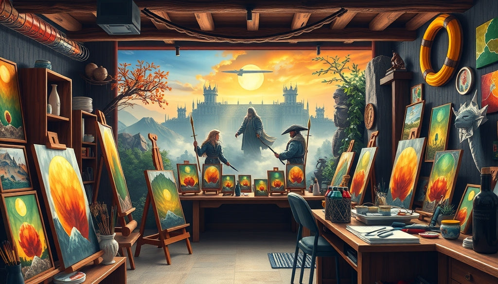 Unlock Your Creativity with the Best Paint by Numbers Kits Inspired by The Lord of the Rings