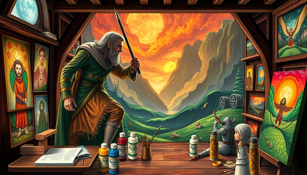 Where to Buy Premium Paint by Numbers Kits of Middle-earth with Free Shipping