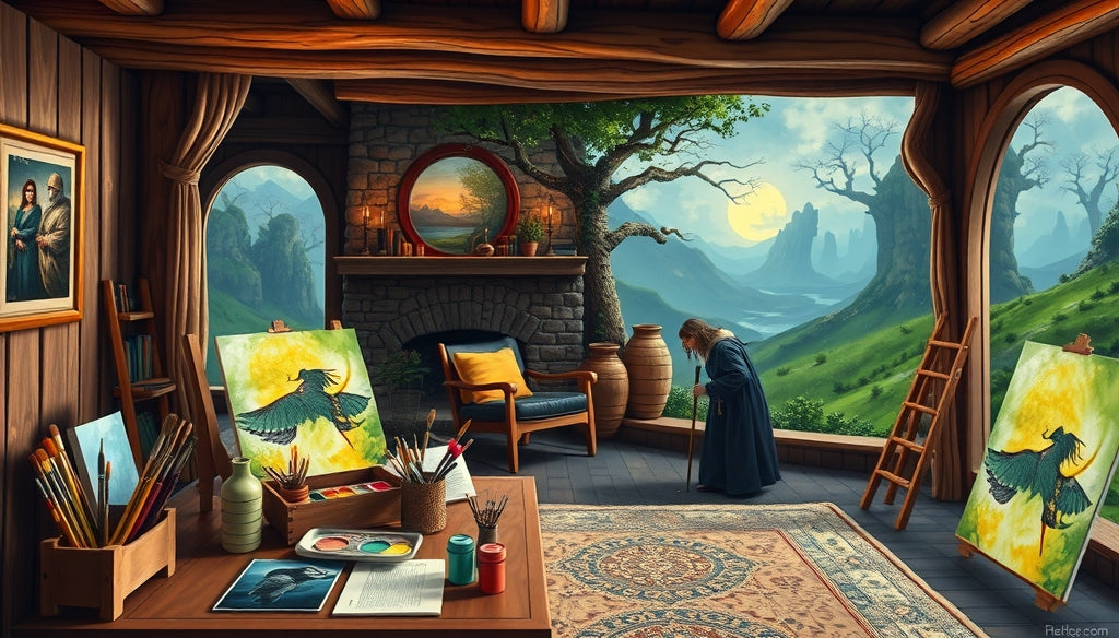 DIY Custom Paint by Numbers Kits: How to Turn Your Favorite Scenes from The Lord of the Rings into Art