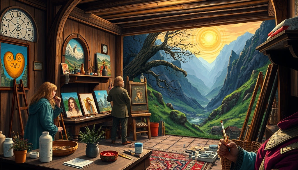 Discover the Best Paint by Numbers Kits for Adults Inspired by The Lord of the Rings
