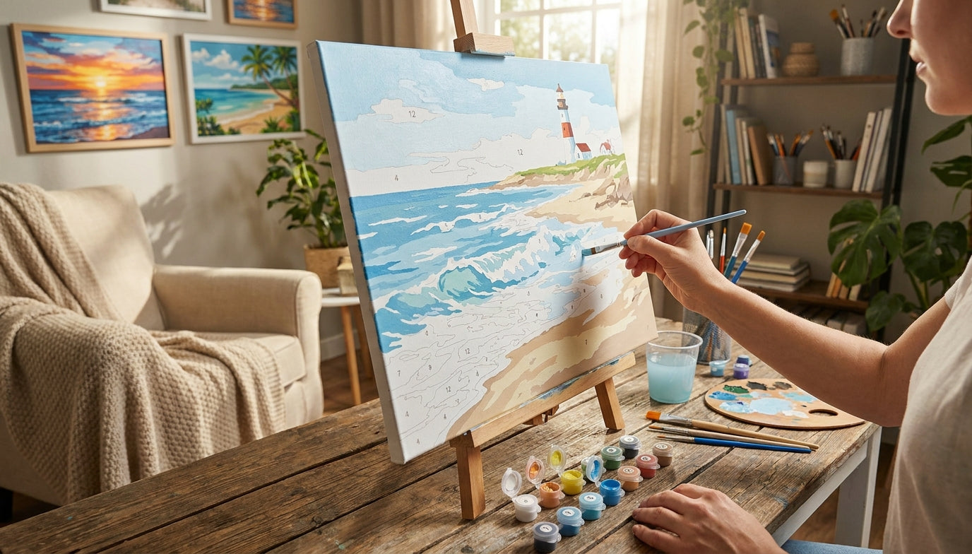 Ocean & Beach PBN for Home Decor