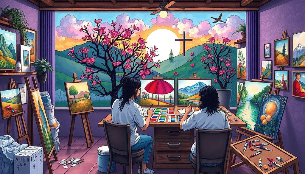 Create Timeless Art: Custom Paint by Numbers Kits for Couples