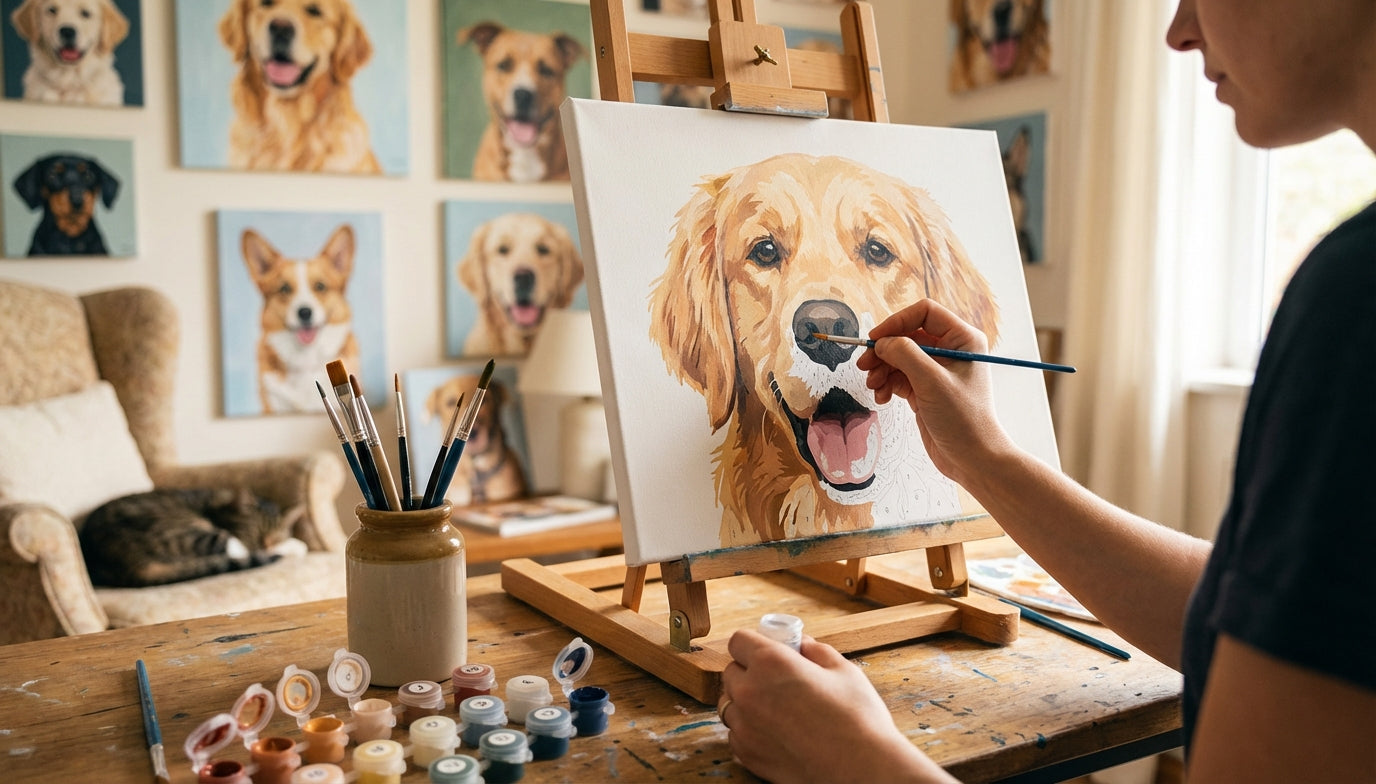 Personalized Gifts: Custom PBN Kits for Pet Lovers