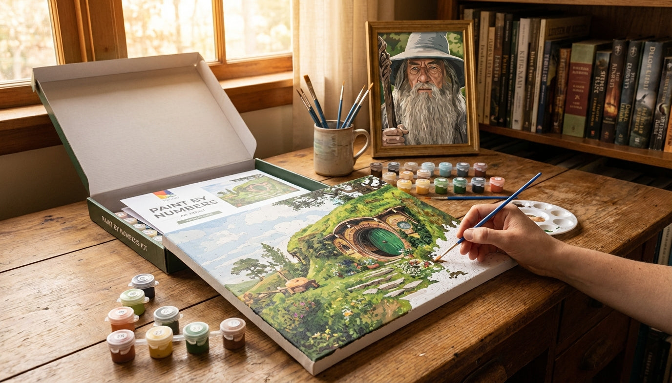 Your Next Favorite Hobby: Why LOTR Paint by Numbers Is Perfect for Relaxation