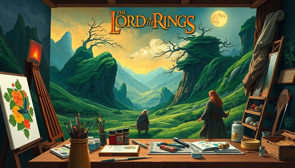 Find Cheap Paint by Numbers Kits for Adults Who Love Lord of the Rings Art