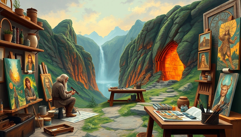 Discover the Best Paint by Numbers Kits for Adults Featuring Lord of the Rings Art