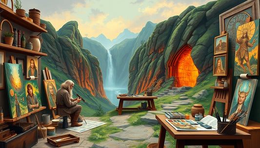 Discover the Best Paint by Numbers Kits for Adults Featuring Lord of the Rings Art