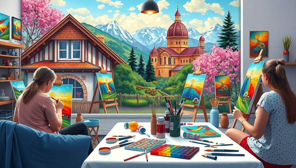 Where to Buy Premium Paint by Numbers Kits in the US with Free Shipping