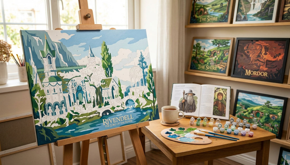 Unleash Your Tolkien Spirit: LoTR Paint By Numbers for Creative Souls