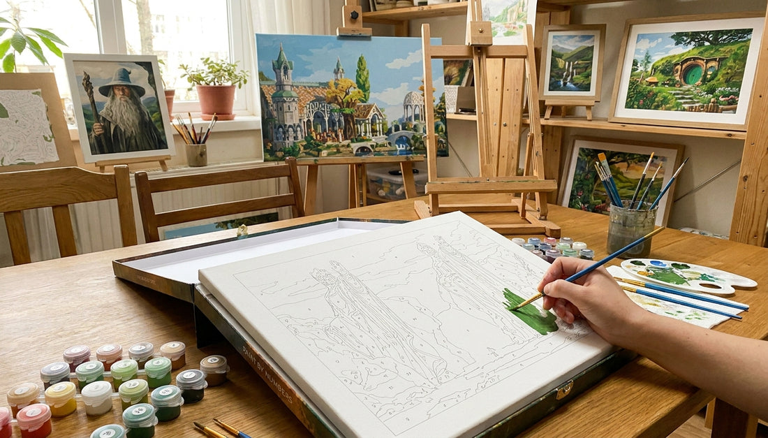 The Magic of Middle-earth Inspire Your Creativity with LoTR Paint by Numbers
