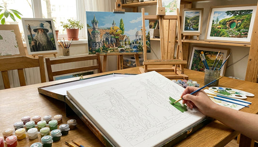 The Magic of Middle-earth Inspire Your Creativity with LoTR Paint by Numbers