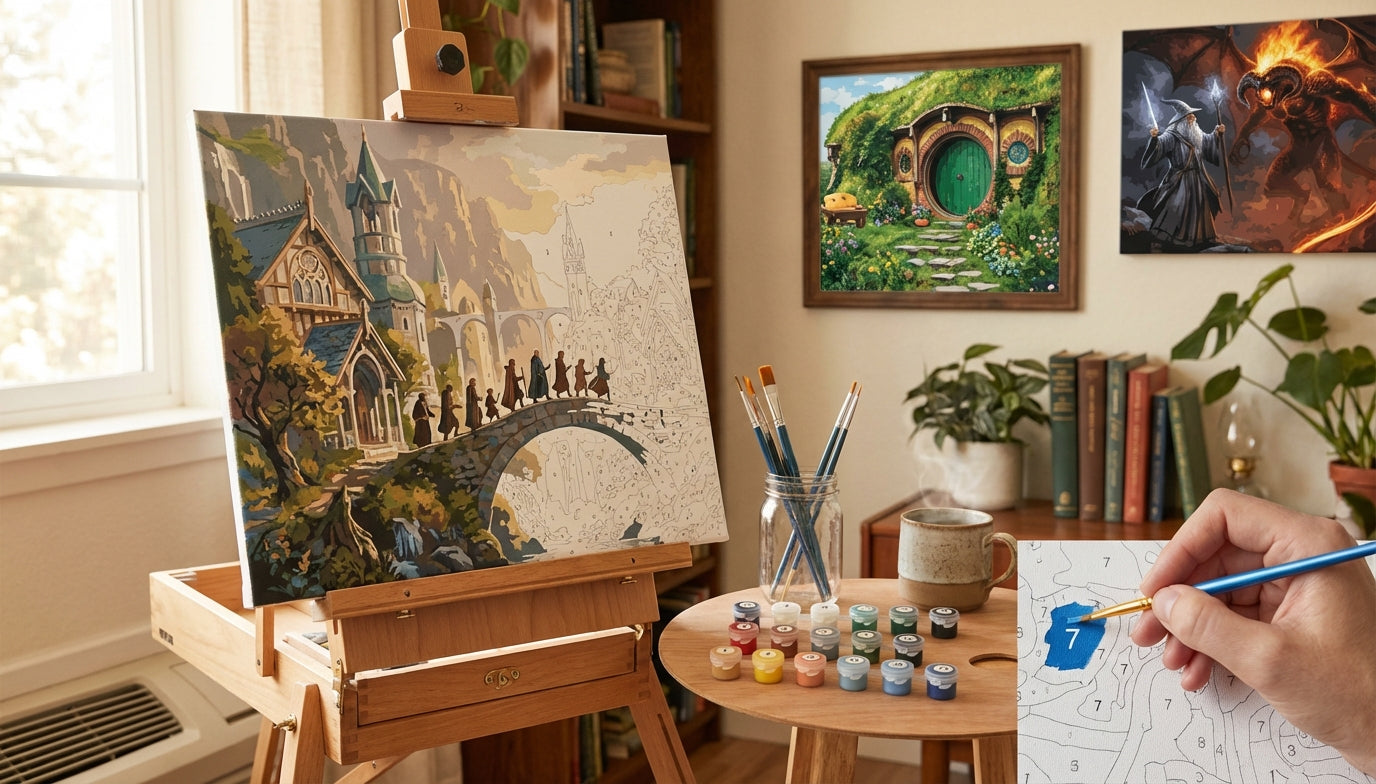 Rediscover Your Joy: Lord of the Rings Paint by Numbers Kits for Adults Who Love Art