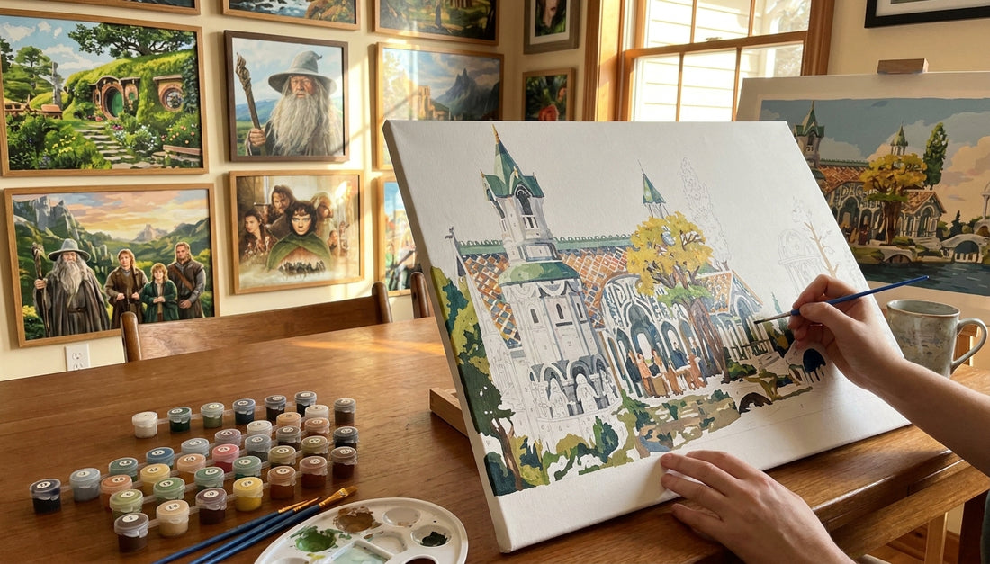 Not Just a Kit: The Therapeutic Benefits of Lord of the Rings Paint by Numbers