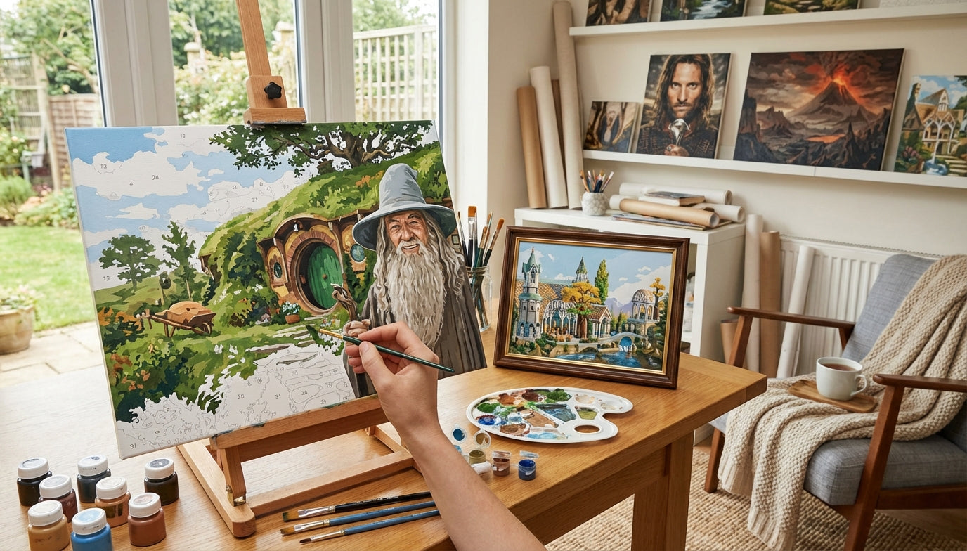 Journey to Middle-earth: The Ultimate Guide to LotR Paint by Numbers