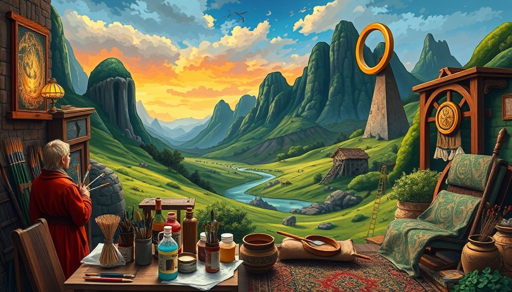 Extra Large Paint by Numbers Kits for Experienced Painters: Conquer Epic Scenes from Lord of the Rings