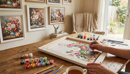 Stunning Flowers: Detailed Paint by Numbers Kits