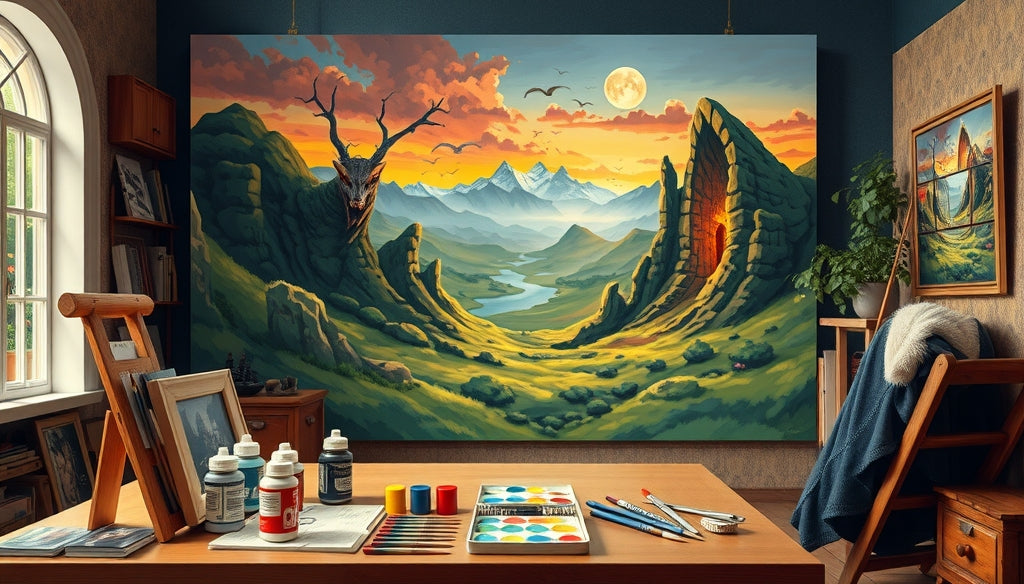 Experience the Joy of Painting: Easy-to-Use Kits for Seniors Inspired by The Lord of the Rings