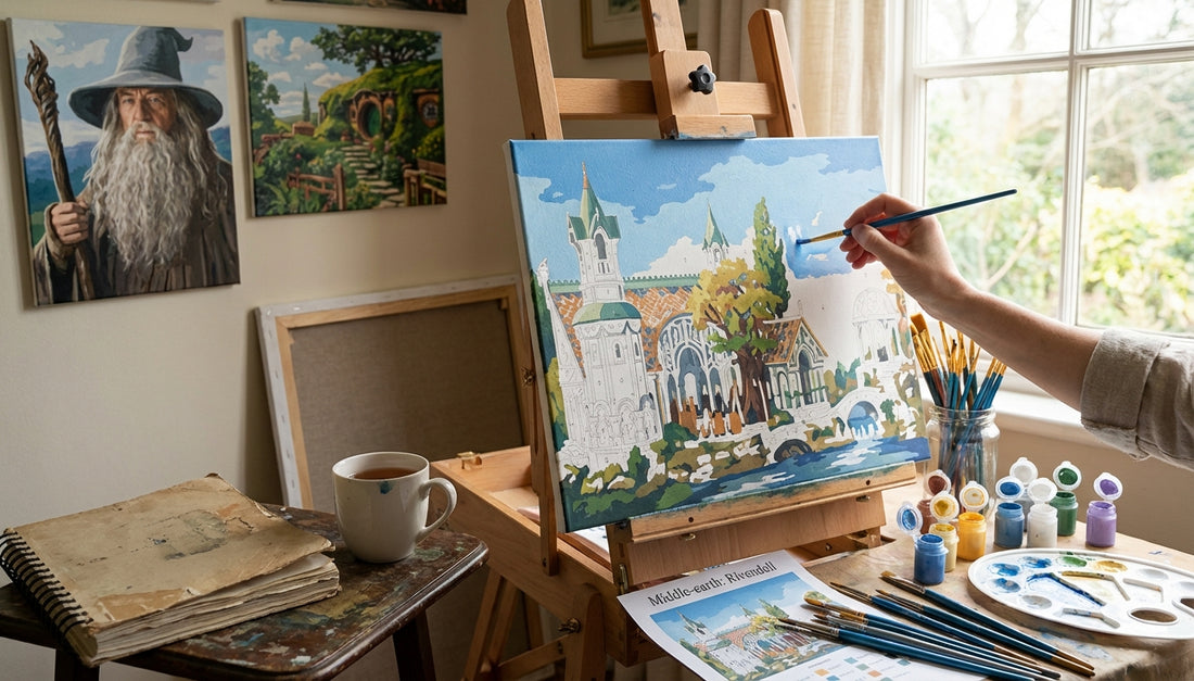 Gift the Magic of Middle-earth: LoTR Paint by Numbers for Art Lovers