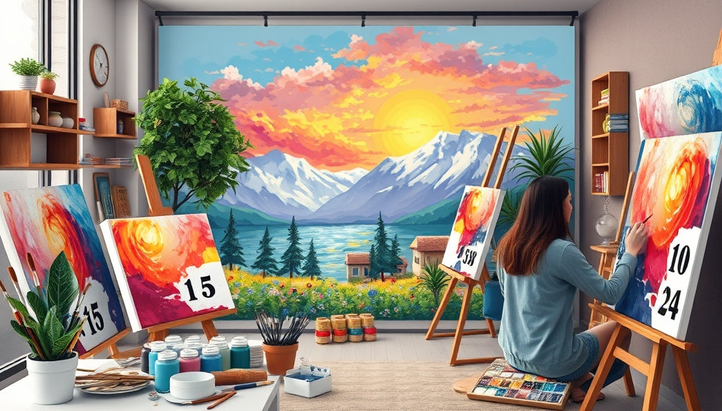 Best Easy-to-Use Paint by Numbers Kits for Adults Who Love Art