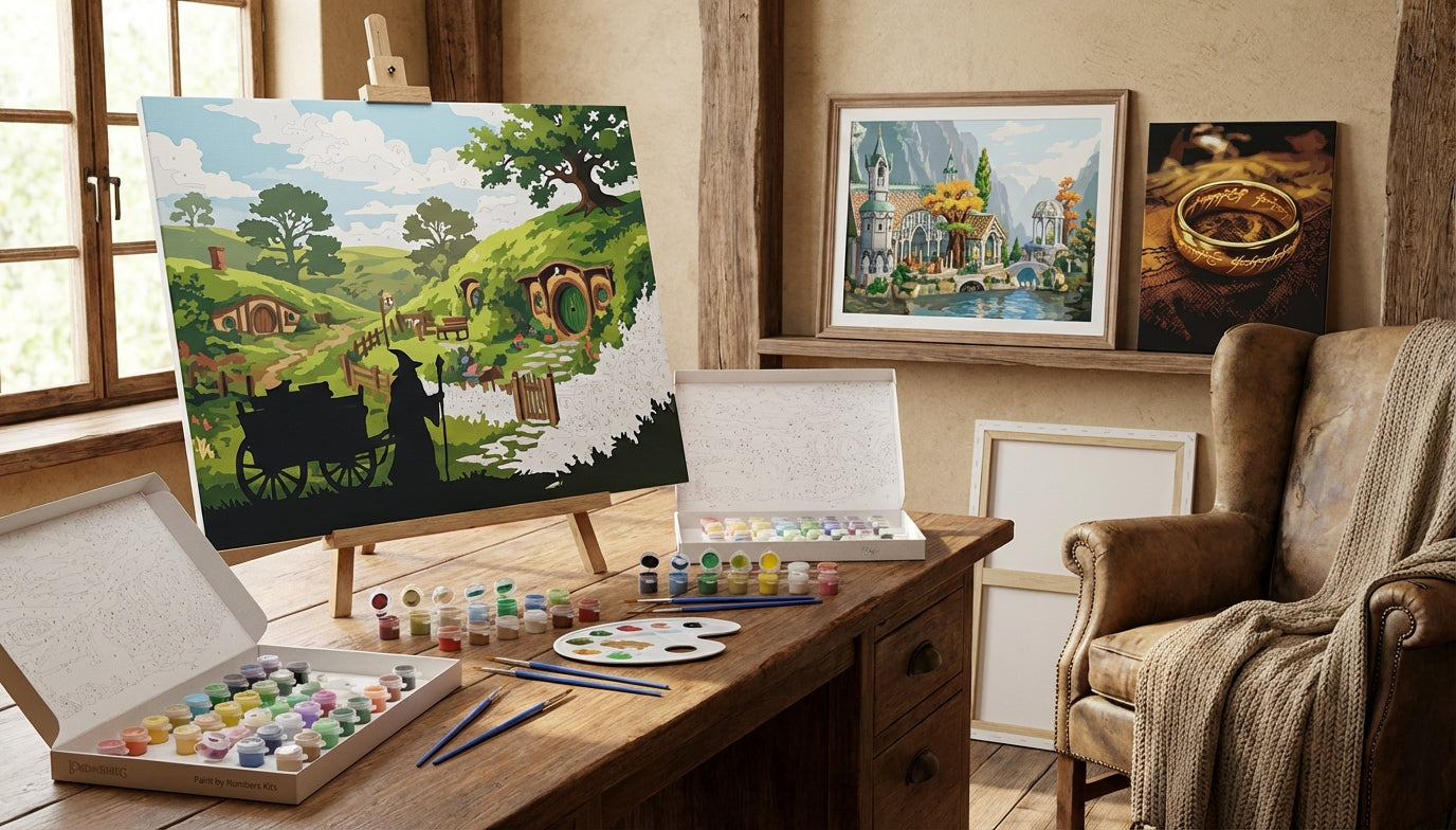 Is This the Best Hobby for LoTR Fans LoTR Paint by Numbers Explained