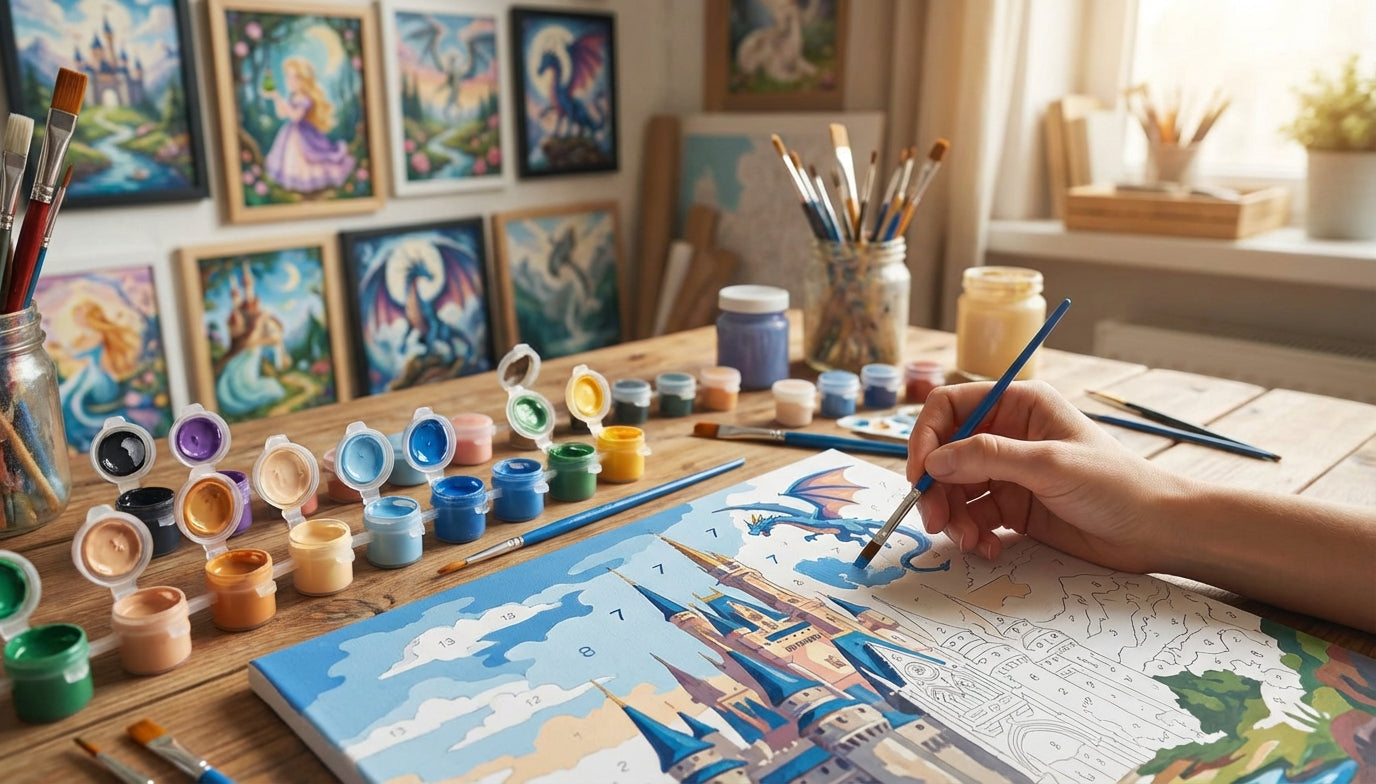 Fantasy & Fairy Tale PBN Kits: Escape Reality