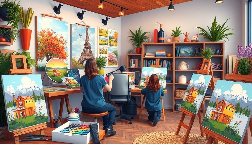 Create Your Own Paint by Numbers Canvas from an Image You Love