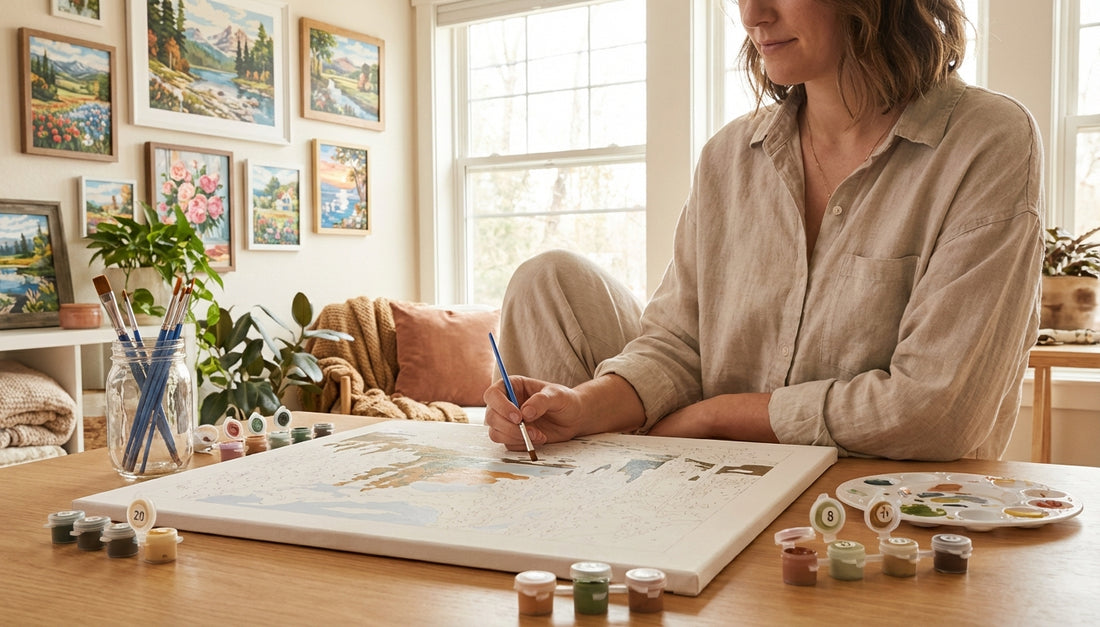 The Secret to Relaxation: Paint by Numbers