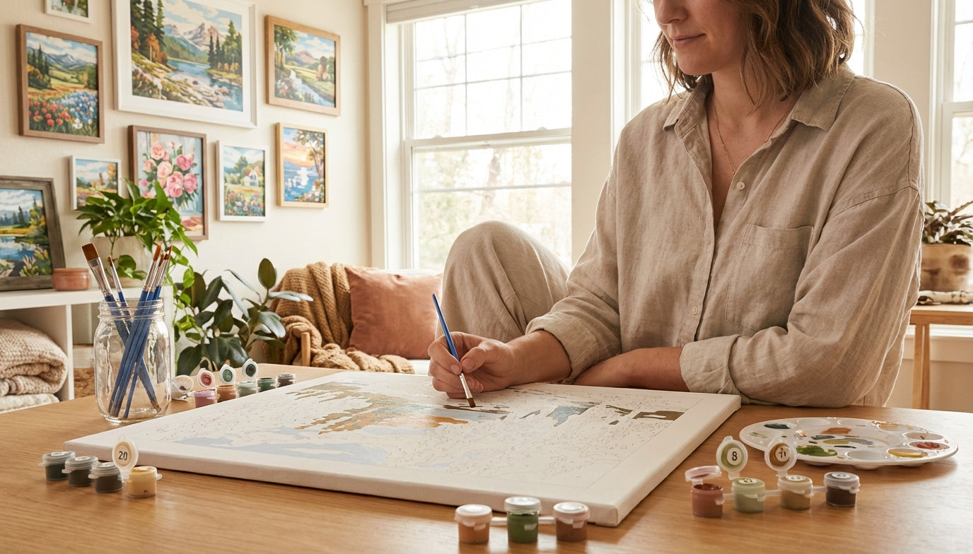 The Secret to Relaxation: Paint by Numbers