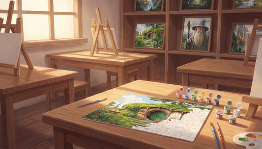 The Secret to Stress-Free Evenings? Lord of the Rings Paint by Numbers