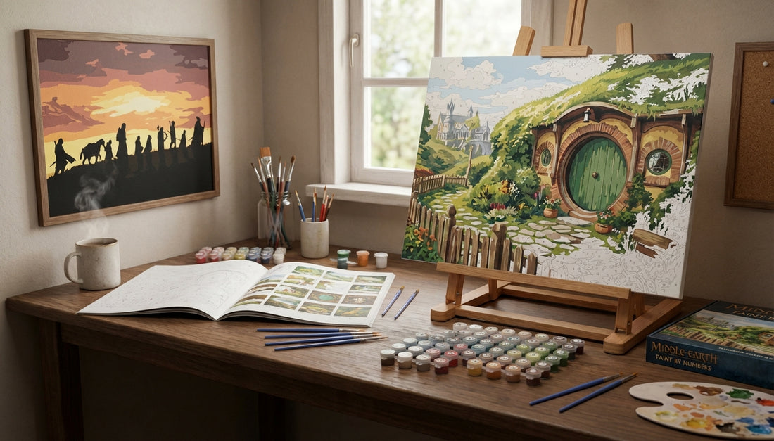 Find Your Zen: Cheap Lord of the Rings Paint by Numbers Kits for Beginners
