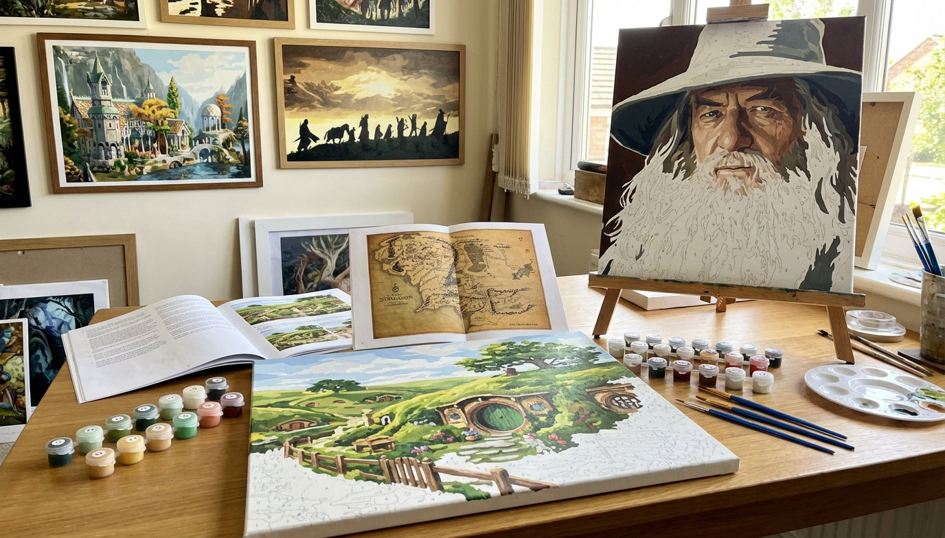 Don't Miss Out: Cheap Lord of the Rings Paint by Numbers Kits for Beginners (Limited Time!)