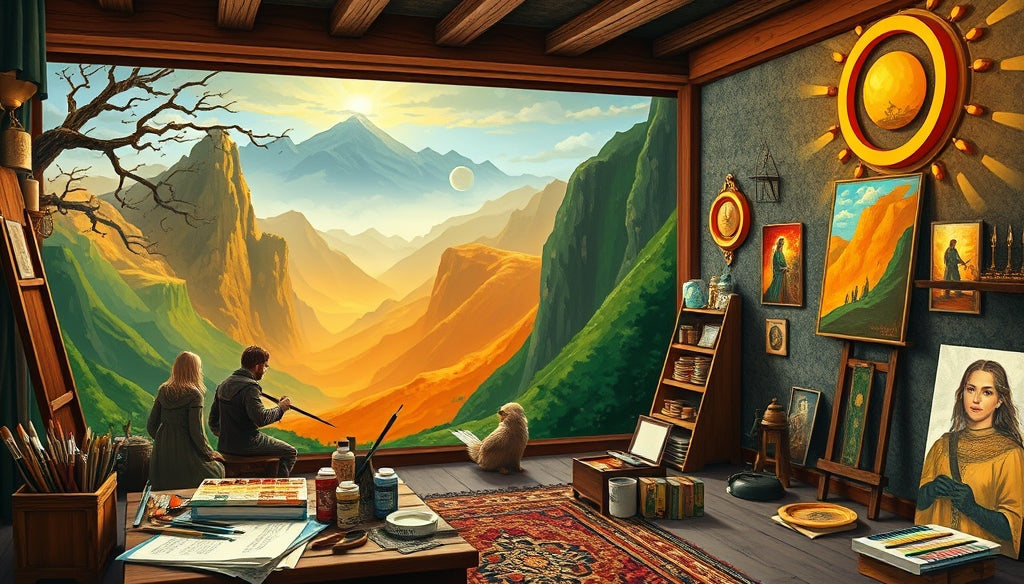 Unwind with Fantasy: Paint by Numbers Kits for Adults Who Adore The Lord of the Rings