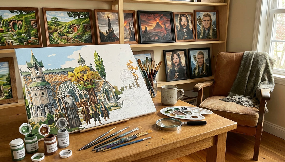 Stress Relief in Every Stroke Discover Lord of the Rings Paint by Numbers