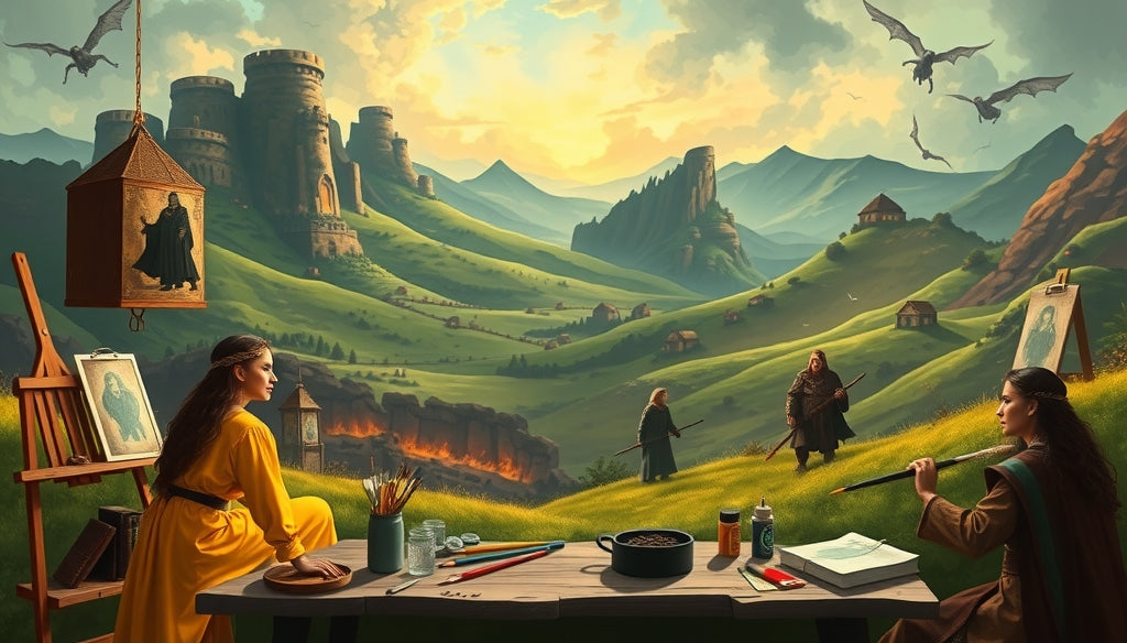 The Ultimate Guide to Paint by Numbers Kits with High-Quality Acrylic Paint for Lord of the Rings Fans