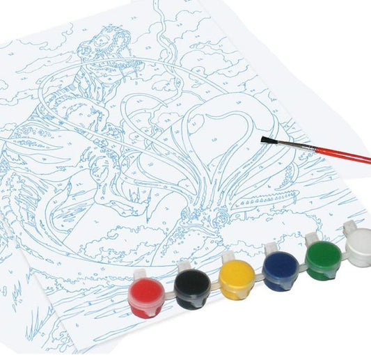 Da Vinci or Michelangelo, who inspired the creation of Painting by Numbers?